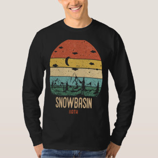 Retro Snowbasin Utah Mountains Hiking Vintage Suns T-Shirt