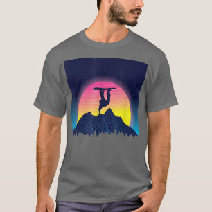 Retro Snowboard Ski Snow Snowboarder Winter Gift  T-Shirt