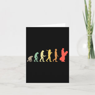 Retro Snowboarding Evolution Gift For Snowboarders Card