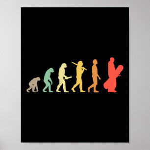 Retro Snowboarding Evolution Gift For Snowboarders Poster