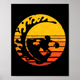 Retro Snowboarding Winter Sport Snowboarder Snowbo Poster