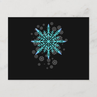 Retro Snowflake for Women Enclosure Card