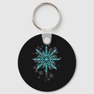 Retro Snowflake For Women Key Ring