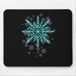 Retro Snowflake for Women Mouse Pad