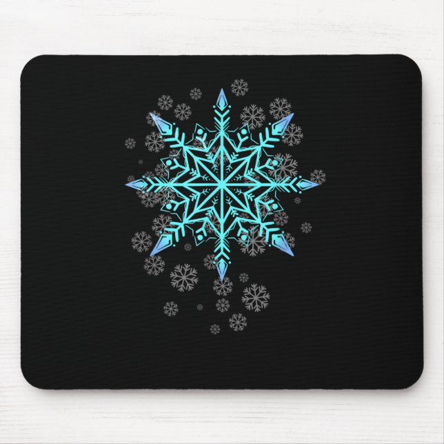 Retro Snowflake for Women Mouse Pad (Front)