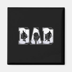 Retro Soccer Dad Daddy Father Happy Fathers Day Me Magnet