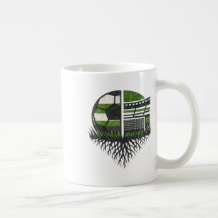 Retro Soccer Ll Stadium Nature Design Coffee Mug