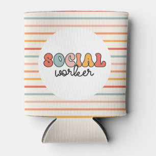 Retro Social Worker Can Cooler