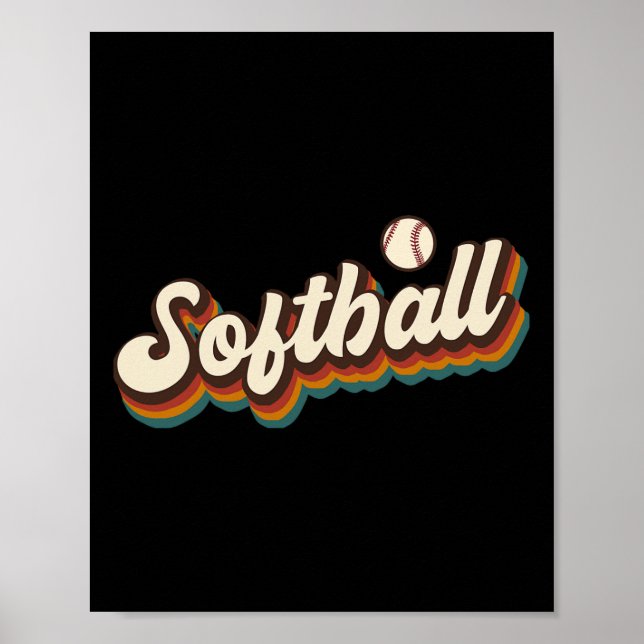 Retro Softll Graphic - Softll  Poster (Front)
