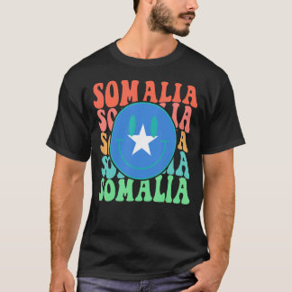 Retro Somalia Somalian Flag Mens Womens Kids T-Shirt