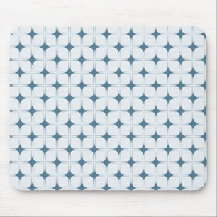 Retro Sophistication Mousepad, Blue Mouse Pad