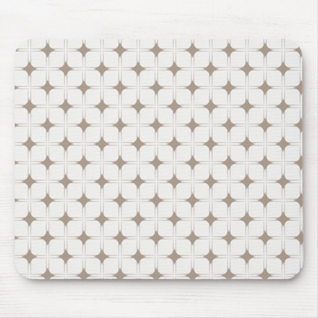 Retro Sophistication Mousepad, Latte Mouse Pad (Front)