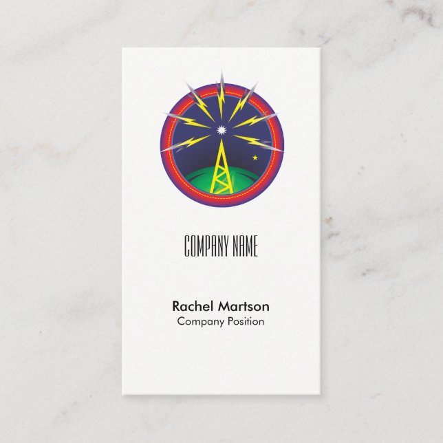 Retro Sound Business Card (Front)