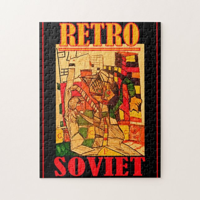 RETRO SOVIET JIGSAW PUZZLE (Vertical)