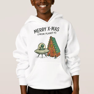 Retro Space  Alien Christmas UFO Holiday Cabin Art