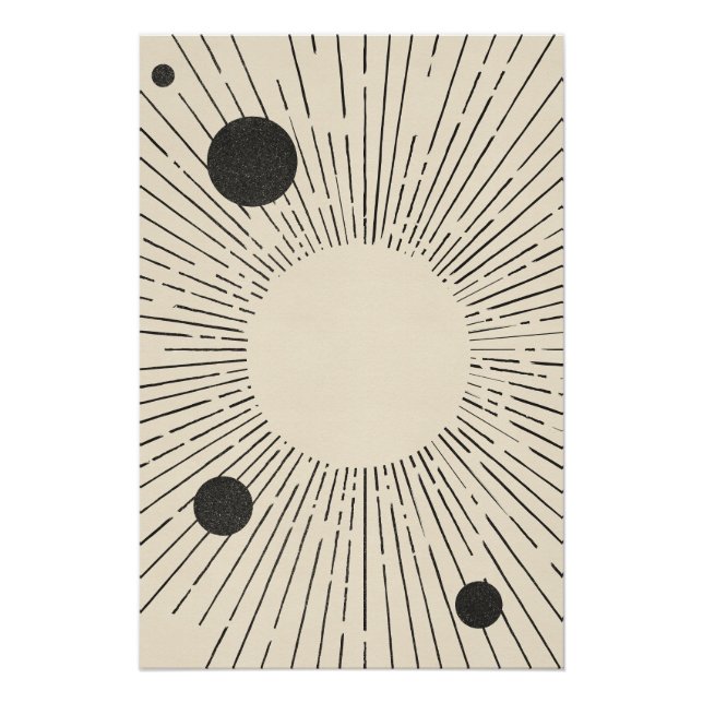 Retro Space Art Poster (Front)