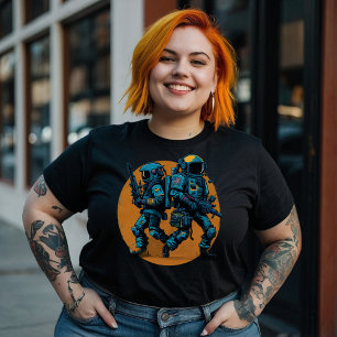 Retro Space Astronauts-Galaxy Rebel Fighter SciFi  T-Shirt