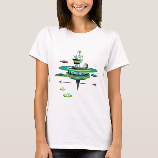 Retro Space Diner T-Shirt (Front)