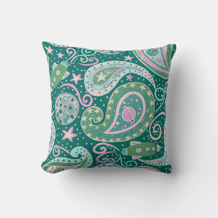 Retro Space Galaxy Cushion