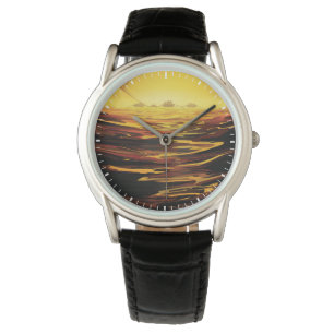 Retro Space Poster-Saturn's Largest Moon, Titan. Watch