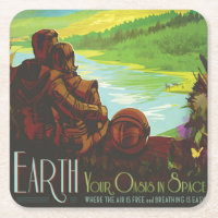 Retro Space Travel Poster-An Earth Science Mission