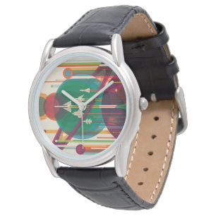 Retro Space Travel Poster- Solar System Grand Tour Watch
