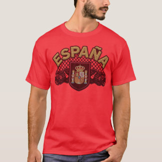 Retro Spanish Flag Spain Vintage España Idea T-Shirt