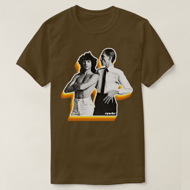 Retro Sparks Fade Art T-Shirt (Design Front)