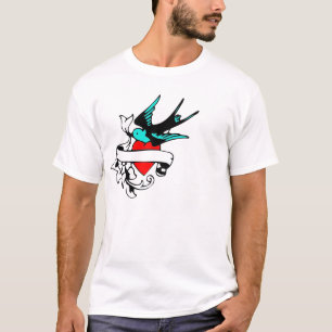 Retro Sparrow Tattoo Shirt