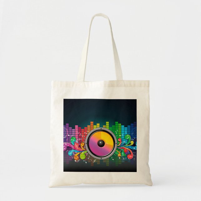 Retro Speaker Tote Bag (Front)
