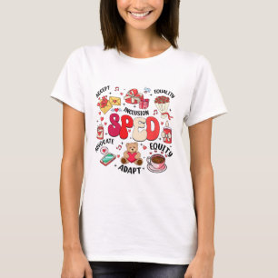Retro Special Education Sped Teacher Valentine's D T-Shirt