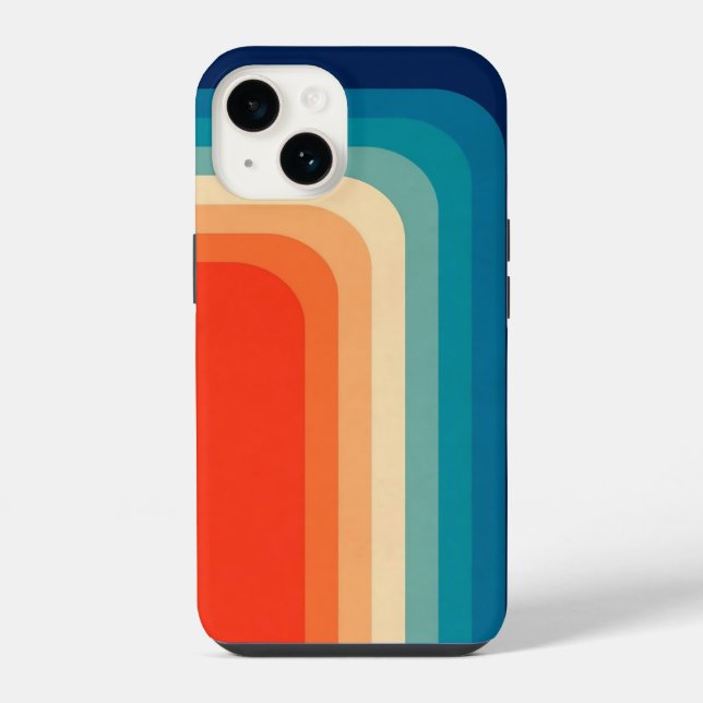 Retro Spectrum iPhone Case (Back)