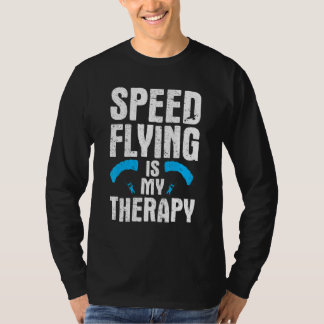 Retro Speed Flying Pilot Paragliding Vintage Speed T-Shirt