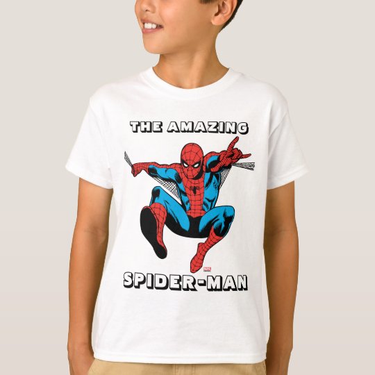 retro spiderman t shirt