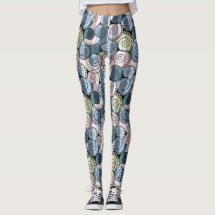 Retro, spiral leggings