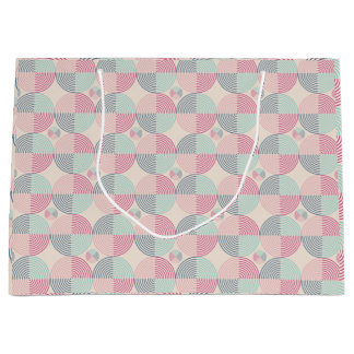 Retro Spiral Vibes Large Gift Bag