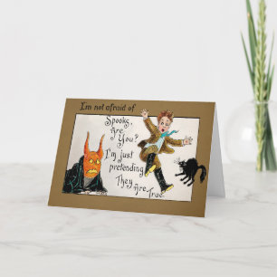 Retro Spooks Halloween Card