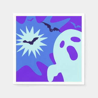 Retro Spooktacular Halloween Party Napkin