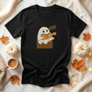 Retro Spooky Cute Ghost Halloween T-Shirt
