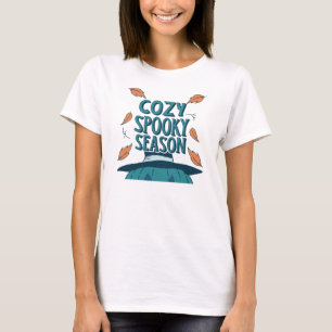 Retro Spooky Pumpkin Halloween Cosy Spooky Season T-Shirt