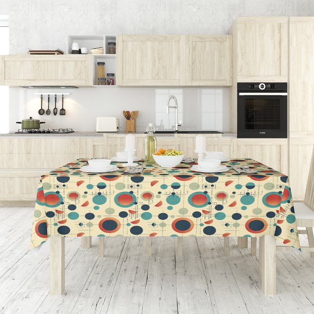 Retro Spots and Dots Tablecloth (Creator Uploaded)