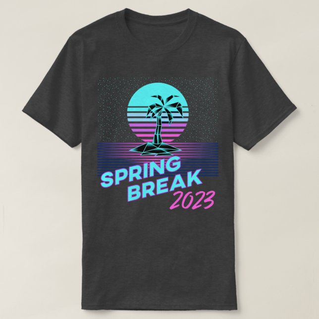 Retro Spring Break 2023 T-Shirt (Design Front)