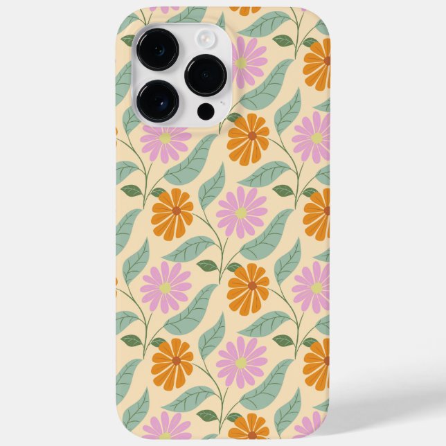 Retro spring flowers Case-Mate iPhone case (Back)