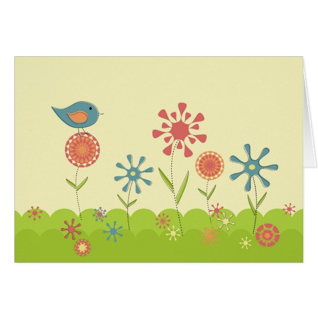 Retro spring garden (Front Horizontal)