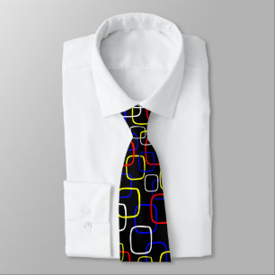 Retro Squares - Black Tie