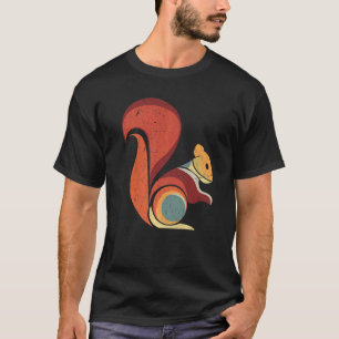 Retro Squirrel Men Women Rodent Animal T-Shirt