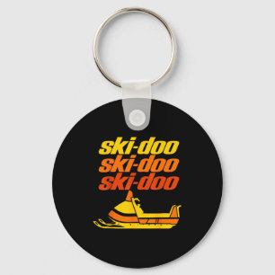 Retro Srt Quote Ski Doo Vintage Snowmobiles Funny  Key Ring