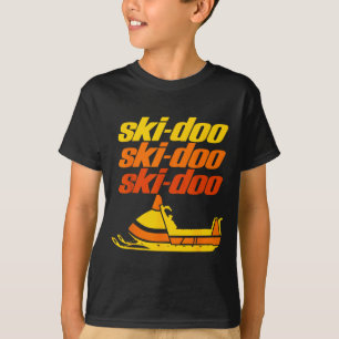 Retro Srt Quote Ski Doo Vintage Snowmobiles Funny T-Shirt