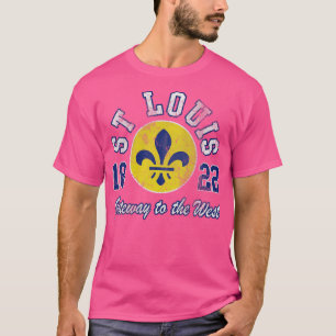 Retro St Louis Gateway To The West Missouri 1822 T-Shirt