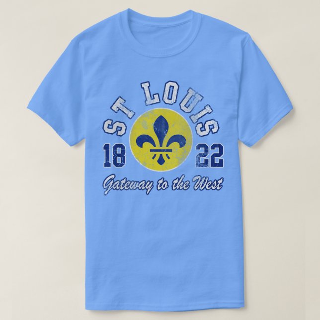 Retro St Louis Gateway To The West Missouri 1822 T-Shirt (Design Front)